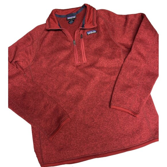 Patagonia Better Sweater Red Pullover Fleece Adult Size S - Picture 1 of 5